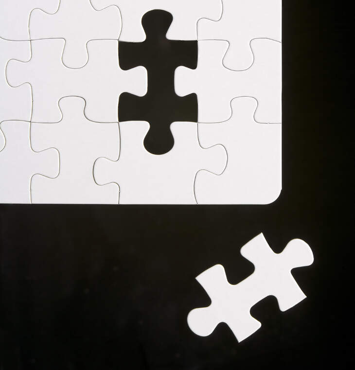 Puzzle With Piece Removed